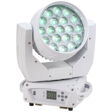 

Eurolite LED TMH-X4 otočná hlavice ZOOM, 19 x 15W, QCL RGBW, DMX, bílá