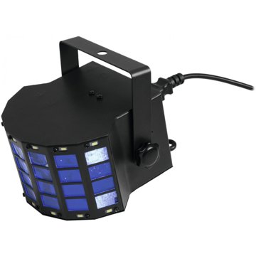 

Eurolite LED DERBY 3x3W RGB paprskový efekt se stroboskopem
