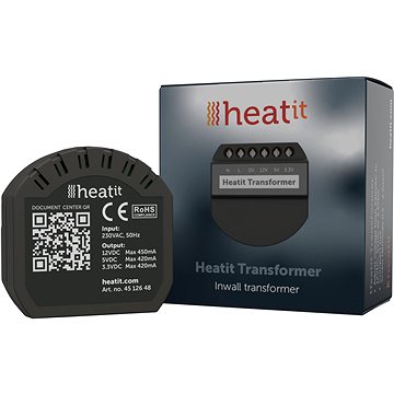 

HEATIT Transformer, měnič napětí z 230V AC na 12V/5V/3.3V DC