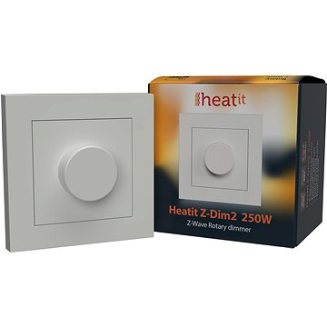 

HEATIT Z-Dim2 250W, otočný stmívač