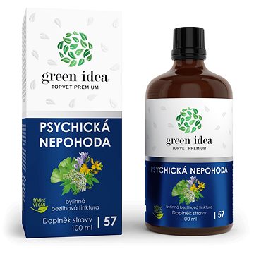 

GREEN IDEA Psychická nepohoda - bezlihová tinktura 100 ml