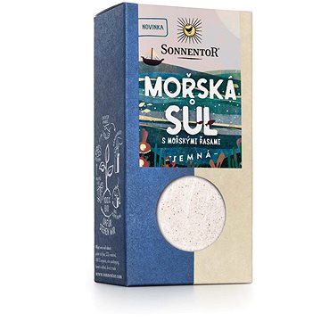 

Sonnentor Mořská sůl s mořskými řasami obsahujícími jód 150 g