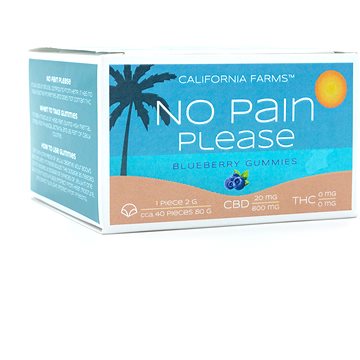 

California Farms No pain please Želé, 800 mg CBD