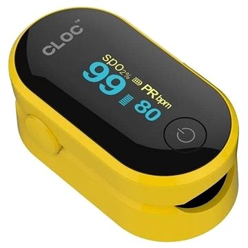 

Cloc X66 pulzní oxymetr, žlutý/černý
