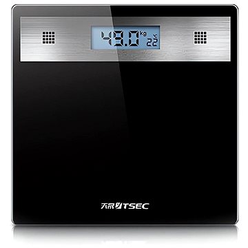 

Verk 17090 Digitální osobní váha skleněná, LCD, 180 kg / 100 g, černá