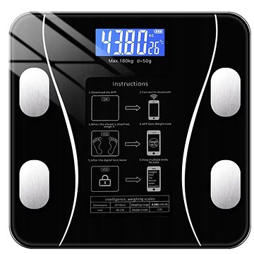 

Ruhhy 22525 Analytická osobní váha Bluetooth 180 kg