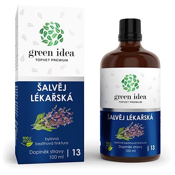 

GREEN IDEA Šalvěj lékařská bezlihová tinktura 100 ml
