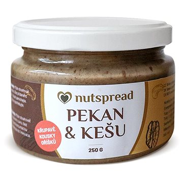 

Nutspread Pekanové máslo s kešu