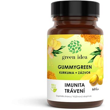 

GREEN IDEA GUMMYGREEN Kurkuma + zázvor 60 tbl