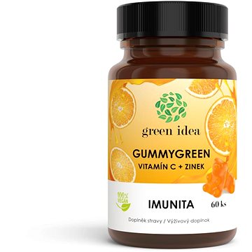 

GREEN IDEA GUMMYGREEN Vitamín C + Zinek 60 tbl Imunita
