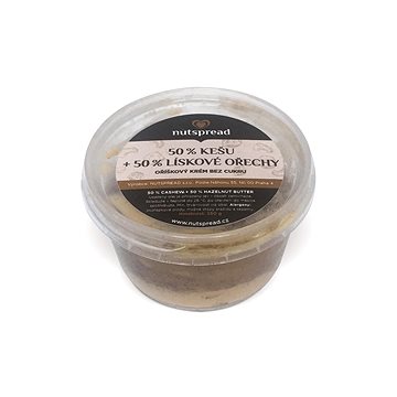 

Nutspread Lískooříškové máslo s kešu 1 kg