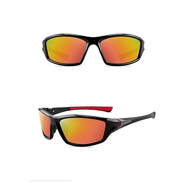 

STYLE4 Sportovní polarizační brýle Tours, černé, oranžová skla