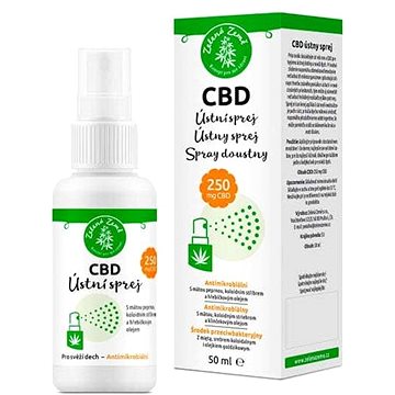 

Zelená země CBD ústní sprej 50 ml