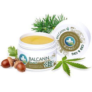 

Annabis Balcann konopná BIO mast CBD + CBG 50 ml