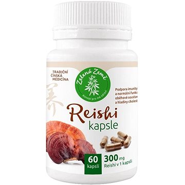 

Zelená Země Reishi kapsle, 60 ks