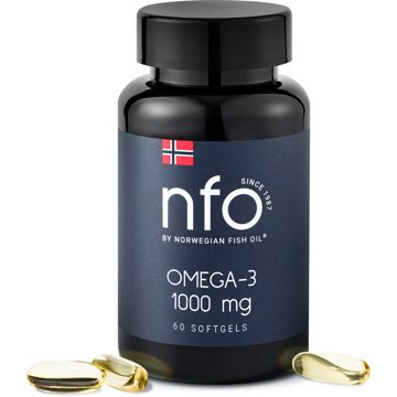 

NFO Omega-3 Fish Oil 1000 mg [60 měkkých kapslí]