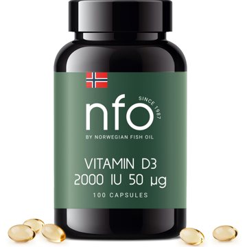 

NFO Vitamin D3 2000 IU 50 µg [100 měkkých kapslí]