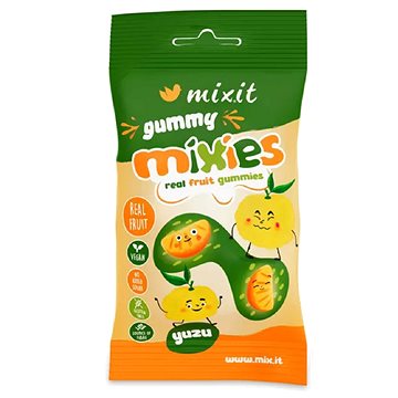 

MIXIT Ovocné Mixies přírodní želé bonbony Yuzu 35 g