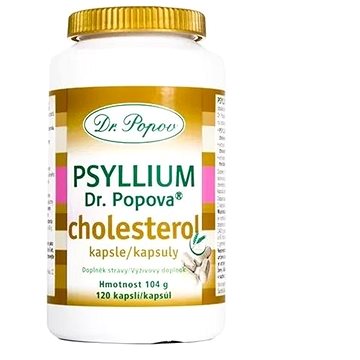 

Dr. Popov Psyllium Cholesterol 120 kapslí
