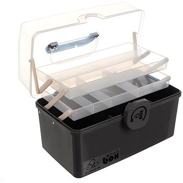 

Ruhhy 24499 Organizér na léky 32 × 22,5 × 19 cm, šedé