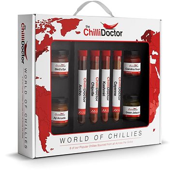 

The Chilli Doctor World of Chillies - Dárková chilli sada z celého světa