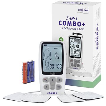 

Body Clock 3-in-1 Combo+ Elektroterapeutický přístroj s 22 programy TENS, EMS, masáž