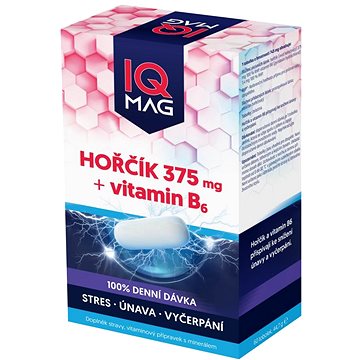 

IQ Mag hořčík 375 mg + B6 kapsle