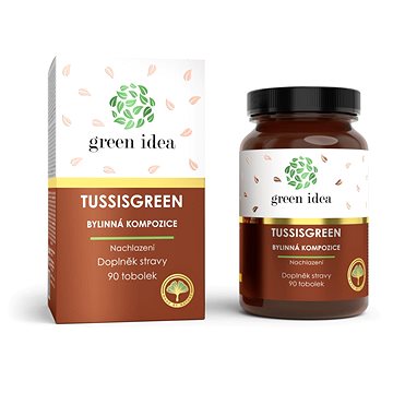 

GREEN IDEA Tussigreen Tobolky na nachlazení 90 tablet
