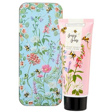 

HEATHCOTE & IVORY Krém na ruce v plechové dóze Busy Bees - Pomerančový květ & Med