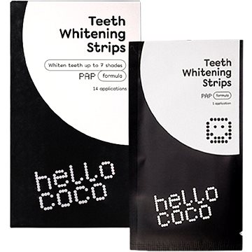 Honger handleiding meisje HELLO COCO PAP TEETH WHITETING STRIPS - Whitening Product | Alza.cz