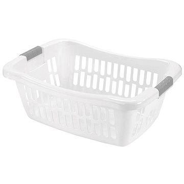 

HEIDRUN Koš na čisté prádlo 64 × 44 × 24,5 cm bílý, plast