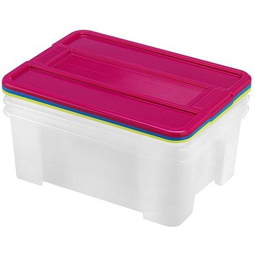 

HEIDRUN Tex Box Úložný box 10 l set 3 ks