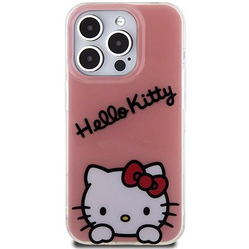 

Hello Kitty IML Daydreaming Logo Zadní Kryt pro iPhone 15 Pro Pink