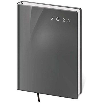 Helma Vario týdenní 4 Grey Design 2026, A5, 14,5 × 20,5 cm
