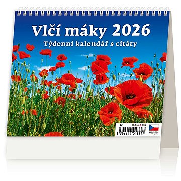Helma Vlčí máky 2026, 17,1 × 13,9 cm
