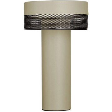 

Hell Mesh bateriová lampa, 1,8 W, písková, teplá bílá