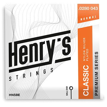 

Henry’s HNSBE PREMIUM serie, BALL END, Nylon Silver