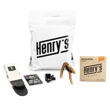 

Henry's Acoustic pack - struny, kapodastr, ladička, trsátka, popruh