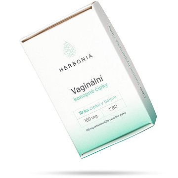 

Herbonia Vaginální konopné čípky, 10 kusů