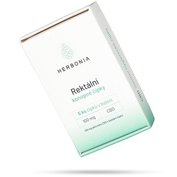 

Herbonia Rektální konopné čípky, 5 kusů