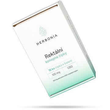 

Herbonia Rektální konopné čípky, 10 kusů