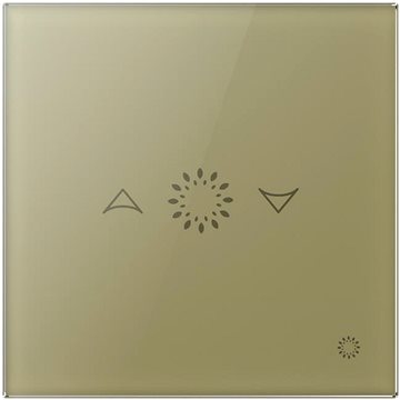 

Glasense skleněný stmívač WiFi Champagnium Gold, WiFi