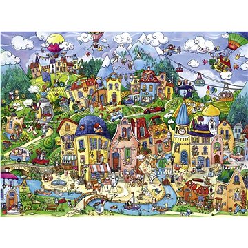 

HEYE Puzzle Veselé městečko 1500 dílků