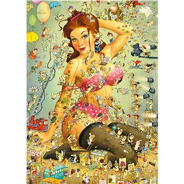 

HEYE Puzzle Život Insta-dívky 1000 dílků