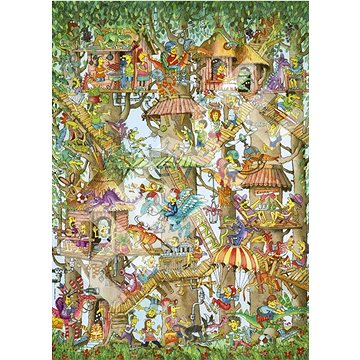 

HEYE Puzzle Chaty na stromech 1000 dílků