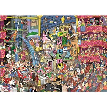 

HEYE Puzzle Nejlepší muzikály 1000 dílků
