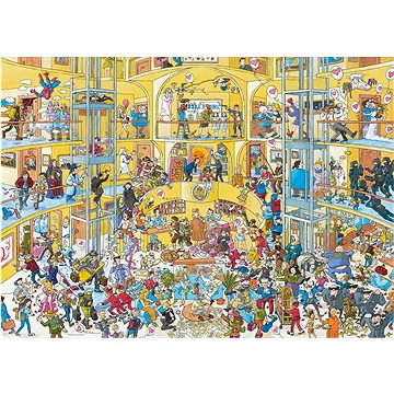 

HEYE Puzzle Život v hotelu 1000 dílků