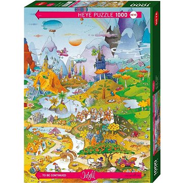 

HEYE Puzzle Cartoon Classics: Idylka u jezera 1000 dílků