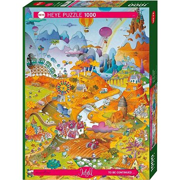 

HEYE Puzzle Cartoon Classics: Idylka u pole 1000 dílků
