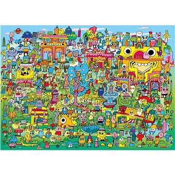 

HEYE Puzzle Pens are my Friends: Doodle Village 1000 dílků